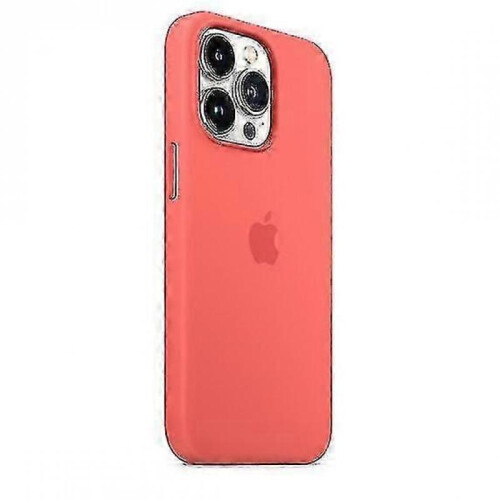 (Pink Pomelo) For Iphone 13 Pro 13pro Silicone Phone Case 1
