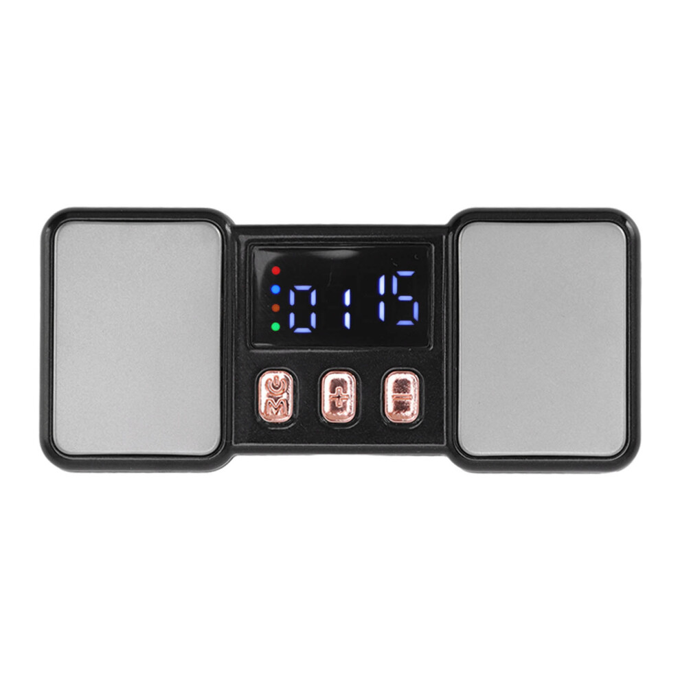 Black Micro Current Finger Massager For Home & Office, 86X38x12mm