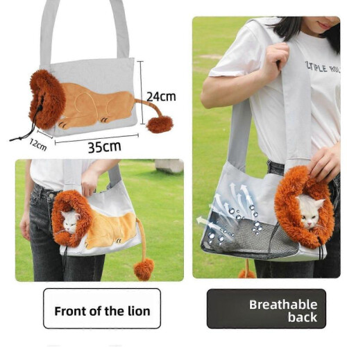 (S) Pet carrying bag for taking cats out, single shoulder bag 2