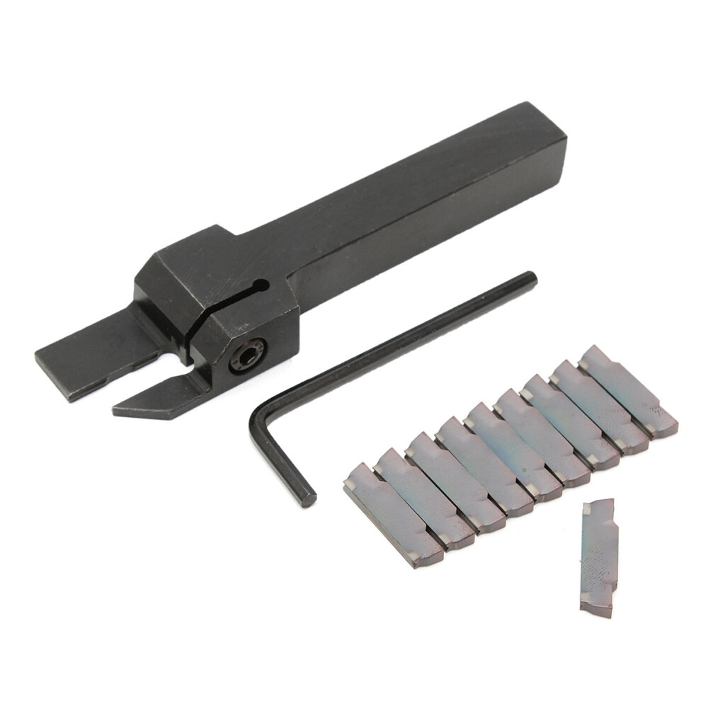 Mgehr1212-3 Lathe Cut-Off Grooving Parting Tool Holder + Mgmn300 Insert Blades + Wrench 6942424338236