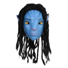 (Men) Adult Halloween Latex Avatar Costume Mask