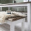 Noa and Nani Canterbury Hallway Bench Entryway Medium in White and Dark Pine 2
