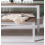 Noa and Nani Canterbury Hallway Bench Entryway Medium in White and Dark Pine 4