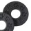 12Pcs Black Rubber Guitar Strap Washer Set Non 9