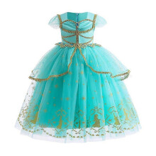 (100cm) Aladdin's Magic Lamp Jasmine Princess Dress for Girls Birthday Dress