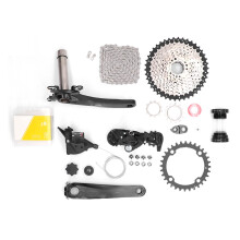 9 Speed Groupset 42T Flywheel Bike Shift Kit Crank
