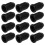 12Pcs Guitar Ferrules String Cap Mounting Buckle 4