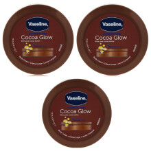 Vaseline Moisturising Cream Intensive Care Cocoa Glow, 0.03 kilograms |Moisturising body cream - 3 x 75ml