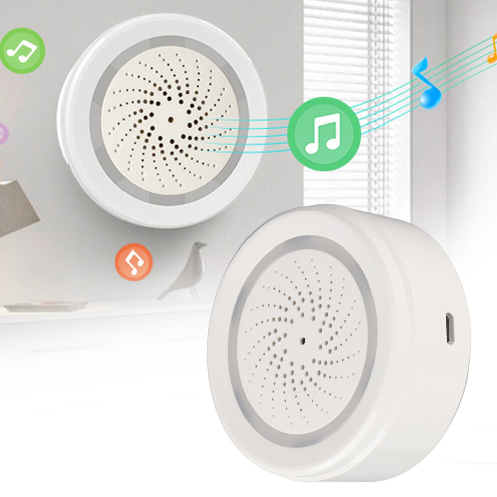 Wireless 90Db Siren Alarm With App Control For Home & Restaurant 8221339795371