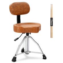 Drum Throne Padded Drum Seat Drumming Stools with Anti-Slip Feet