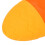 Eiförmiger Silikon-Eis-Gesichtsroller Orange 5