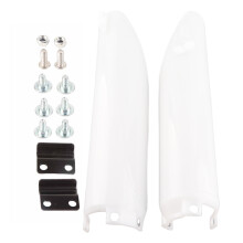 Motocycle Fork Guard Protector White Front Shock