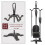 (Black) Buxton 5pc Fireplace Companion Tool Set Heavy Duty 6