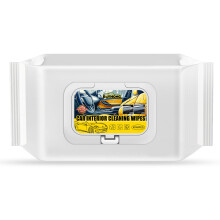 (40wipes) Interior cleaning wipes Quick decontamination and refurbishment for automobiles to reduce cracks and portable multi-function cleaning wipes