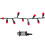 1000 Christmas Berry String Lights in Red with Multi-Action LEDs 8