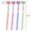 Dreiseitig-V-Zahnbürste 2er/3er/4er-Pack 19,5 cm Grün 11