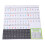 Piano Keyboard Sticker Label Removable Large Note 6