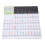 Piano Keyboard Sticker Label Removable Large Note 2