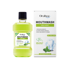 (Yellow and green 100ML) Fresh mouthwash Fresh mouthwash Daily care Teeth cleaning Teeth stains Odor rinse