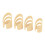 4Pcs Guitar Finger Pick Fingertip Protector 3