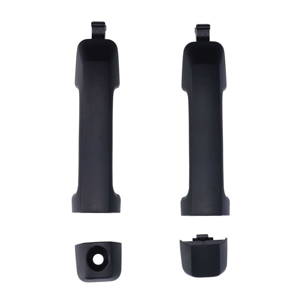 2Pcs Outer Exterior Outside Door Handle Black 9121376427404