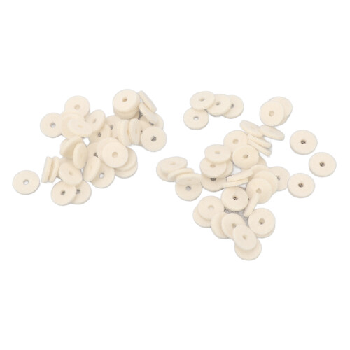 90Pcs Piano Felt Tuning Regulating Washer 2mm 1