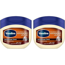 Vaseline Moisturizing Petroleum Jelly, for dry skin, Cocoa Butter, to heal dry and damaged skin - 450ml (Pack of 2)