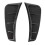 Pair Front Bumper Side Air Vent Trim Exterior 1