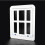 Thickened ABS Dog Cat Screen Door, Double Magnet, Lockable, 44x34cm 12