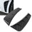 Pair Front Bumper Side Air Vent Trim Exterior 10