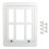 Thickened ABS Dog Cat Screen Door, Double Magnet, Lockable, 44x34cm 2