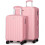 21"+24"Suitcase Set, ABS Hard Shell Lightweight Travel Suitcase Set 1