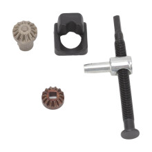 2 Stück Kettenspanner Einstellset aus Eisen und Aluminium, Kettensäge Spanner Reparaturset für CS370 CS400 CS4200ES