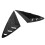 2pcs Gloss Black Side Window Louver Car 5