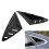 2pcs Gloss Black Side Window Louver Car 10