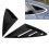 2pcs Gloss Black Side Window Louver Car 11