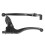 22mm/0.87in Brake Handle Clutch Lever Set Glossy 8