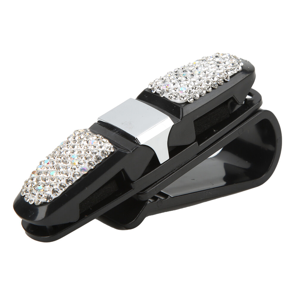Sun Visor Glasses Clip Crystal Rhinestones 9121376431579