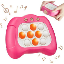 Alivio Quick Push Game Toys, Pop Game Sensory Fidget Toys, Console Series Puzzle Game - Bubble Game for Kids (Pink)
