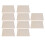 10pcs Silicone Microblading Practice Skin for Beginners 20x15cm 16