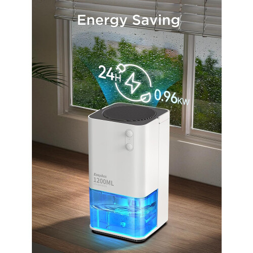 EasyAcc 1200ml Electric Dehumidifier  Quiet Portable Mini Unit 2