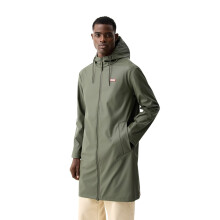 (Green, S) Hunter Andrea PU Rain Coat Unisex Adults Green Rain Coat