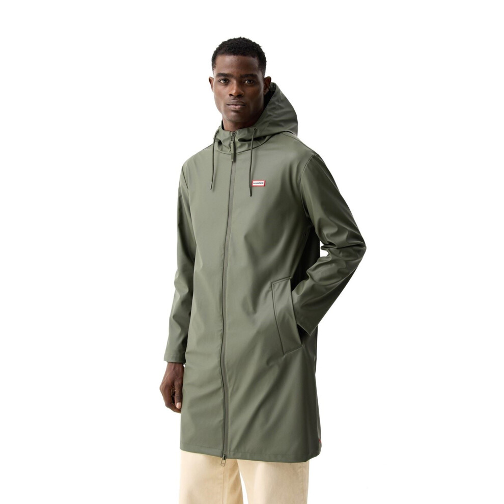 Hunter (, S) Andrea Pu Rain Coat Unisex Adults Rain Coat Men's Green
