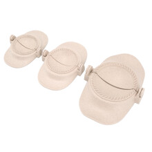 3 Stück Dumpling-Formen aus Weizenglasstroh, Teigtaschenpresse, verschiedene Größen für Kochen und Küche, Grundfarbe