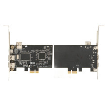 PCIe X1 to 3 Port IEEE 1394A Firewire Riser Card for DV Camcorders
