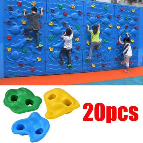 20Pcs Multi Colour Textured Climbing Rocks Wall 1