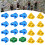 20Pcs Multi Colour Textured Climbing Rocks Wall 9