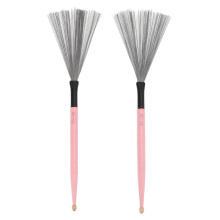 2PCS Drum Brush Double Headed Dual Purpose Maple