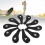 10 pcs Golf Iron Head Covers Neoprene Black Protective Zipper Hat 3