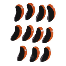 11 Stück Neopren nummerierte Golfhüllen 4.2oz Orange